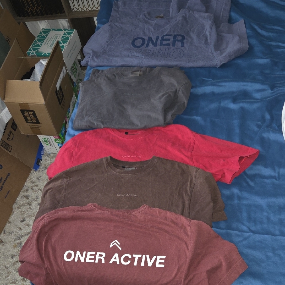 Oner Active Graphic Tee( Brown And Gray Sold)